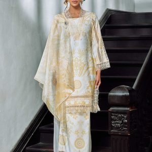 Katrina Kurung Printed (Adults) - Butter Yellow