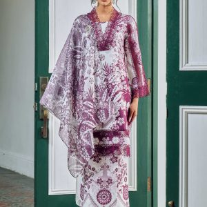 Katrina Kurung Printed (Adults) - Burgundy