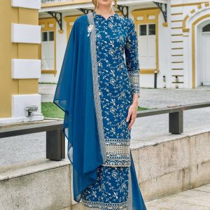 Priyanka (Adults) - Teal Blue