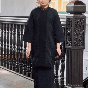 Kesuma Kurung (Kids) - Black