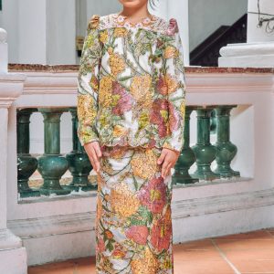 Rosalia Kurung (Kids) - Multi Colour
