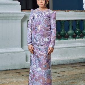 Rosalia Kurung (Kids) - Lilac
